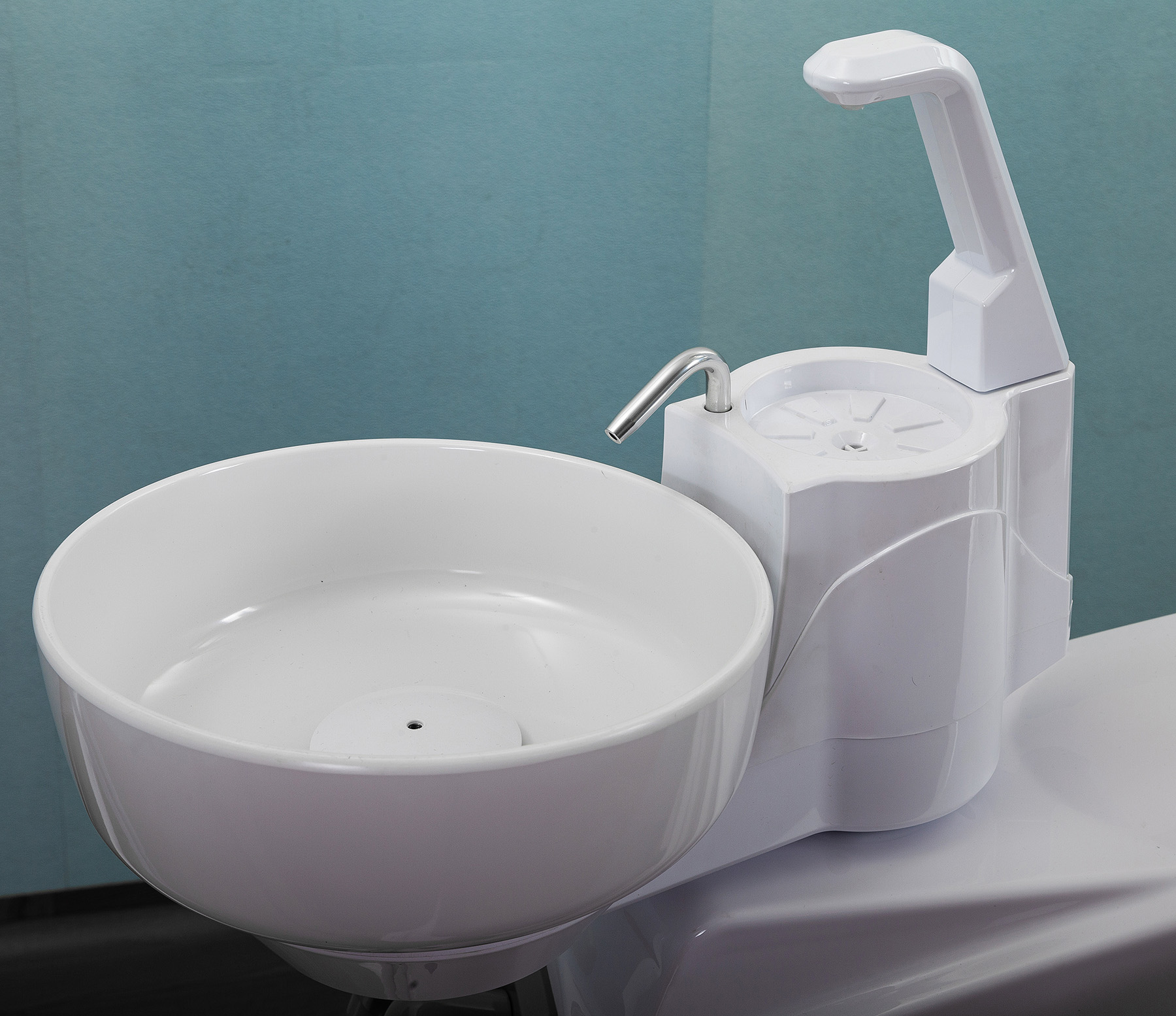 Ceramic Spittoon and Assistant Control Panel