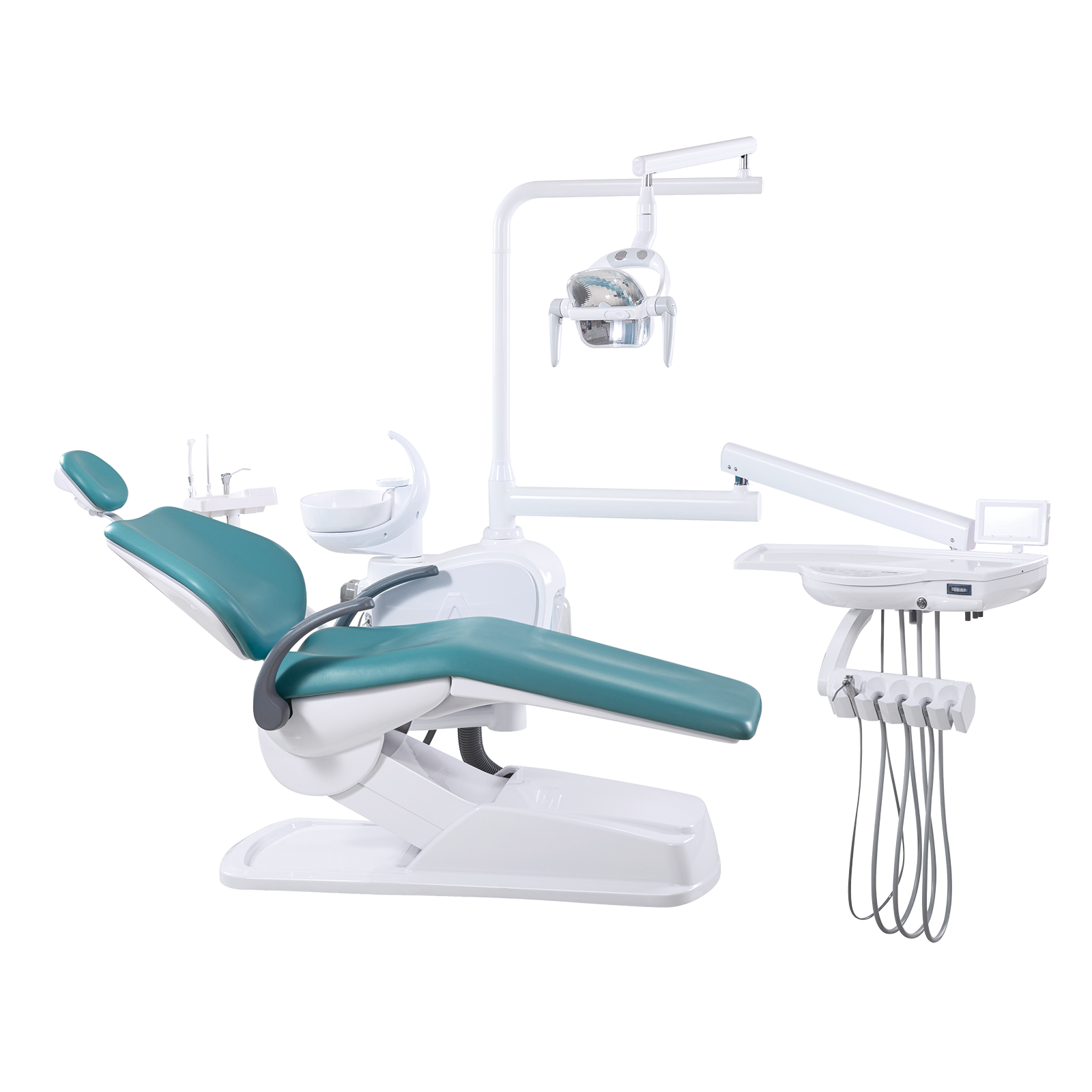 AZ-201B Bottom-Mounted Dental Chair Unit with Flexible Delivery System for Dental Practice
