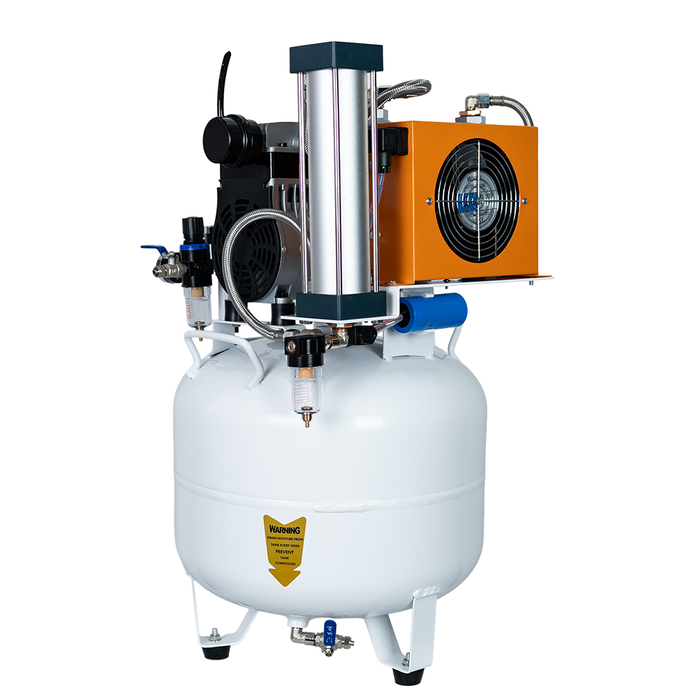 AZ-FA40B Dental Air Compressor with Built-in Air Dryer for Moisture Free Medical Air