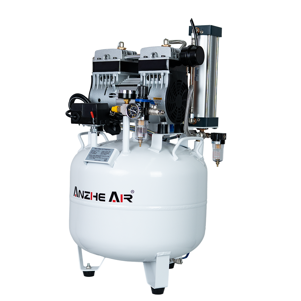 Medical Grade Oil Free Compressor Pump Head Detail of AZ-FA40B Dental Compressor