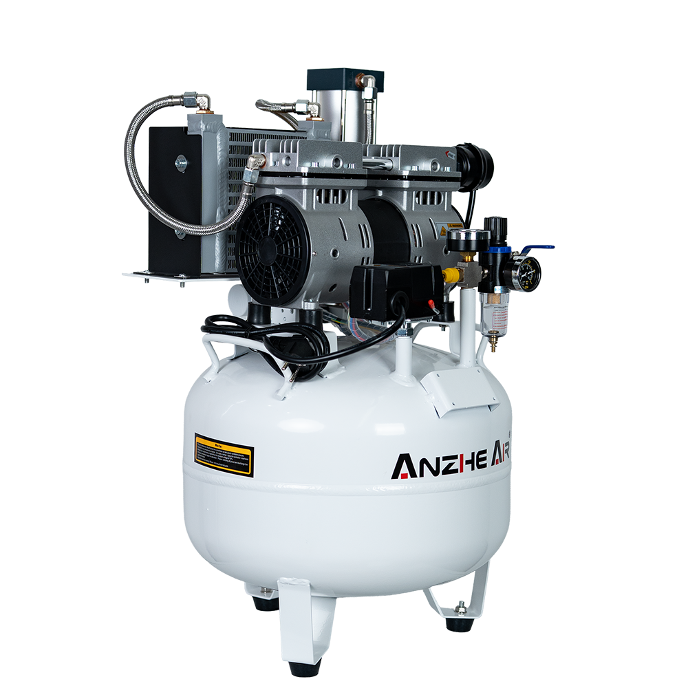 Dental Air Compressor with Dryer System for Dry Compressed Air Supply