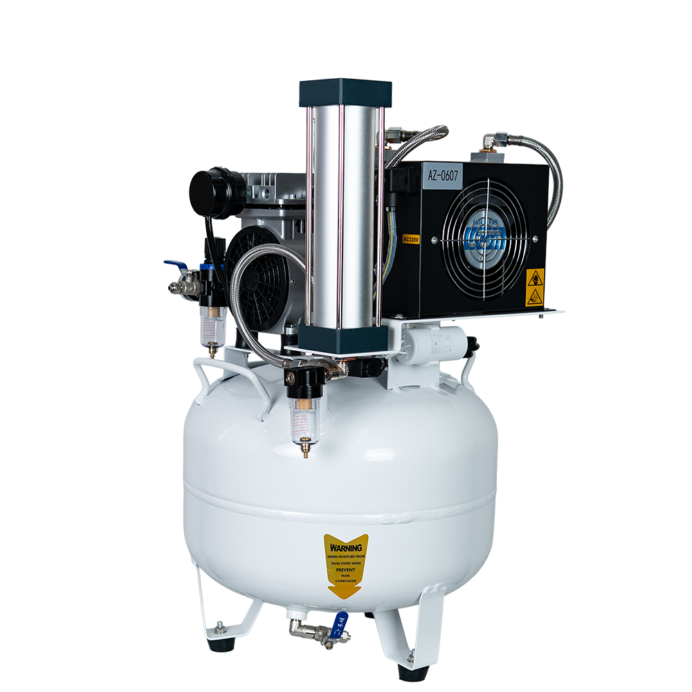 Dental Air Compressor Automatic Pressure Control System Working Principle