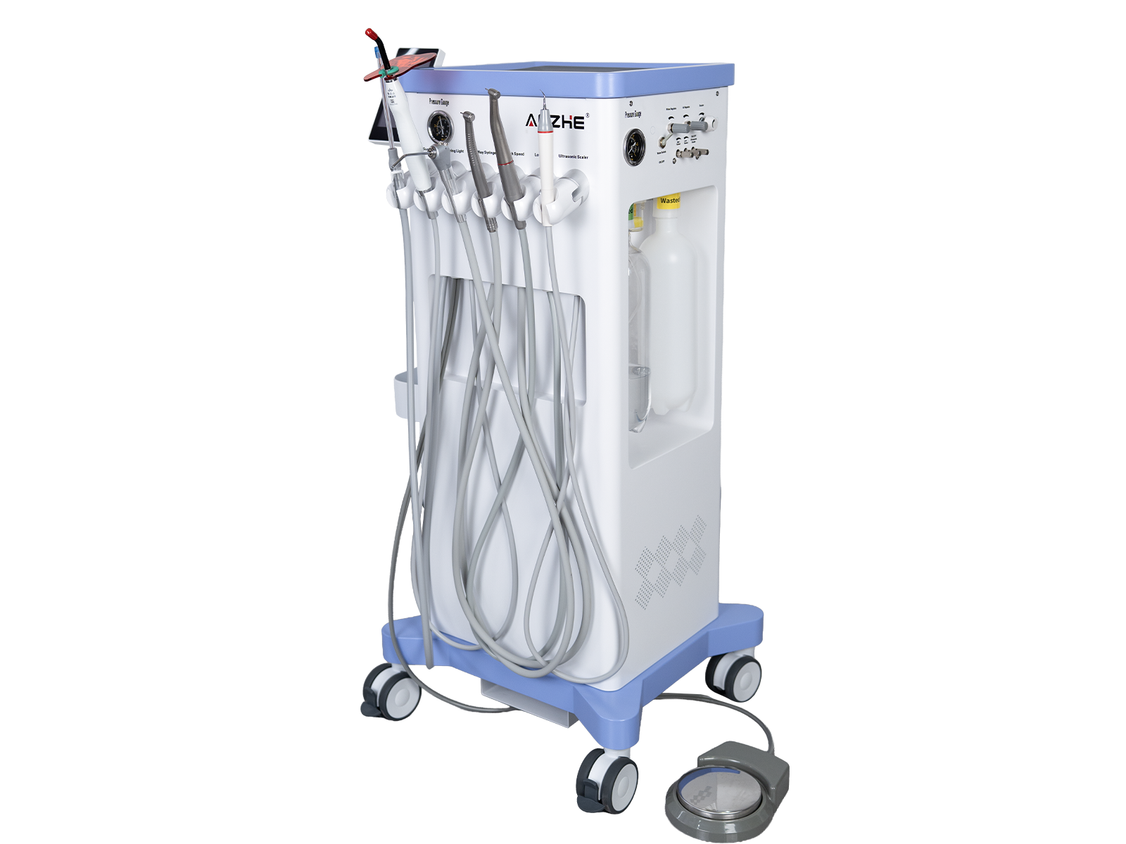 AP202-1 Mobile Dental Unit with Electric Motor - Left Side View