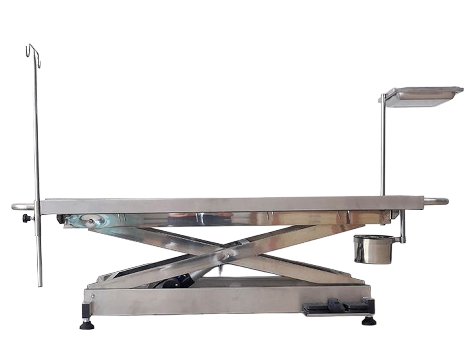 VE03 Adjustable Height Veterinary Treatment Table - Right Side View
