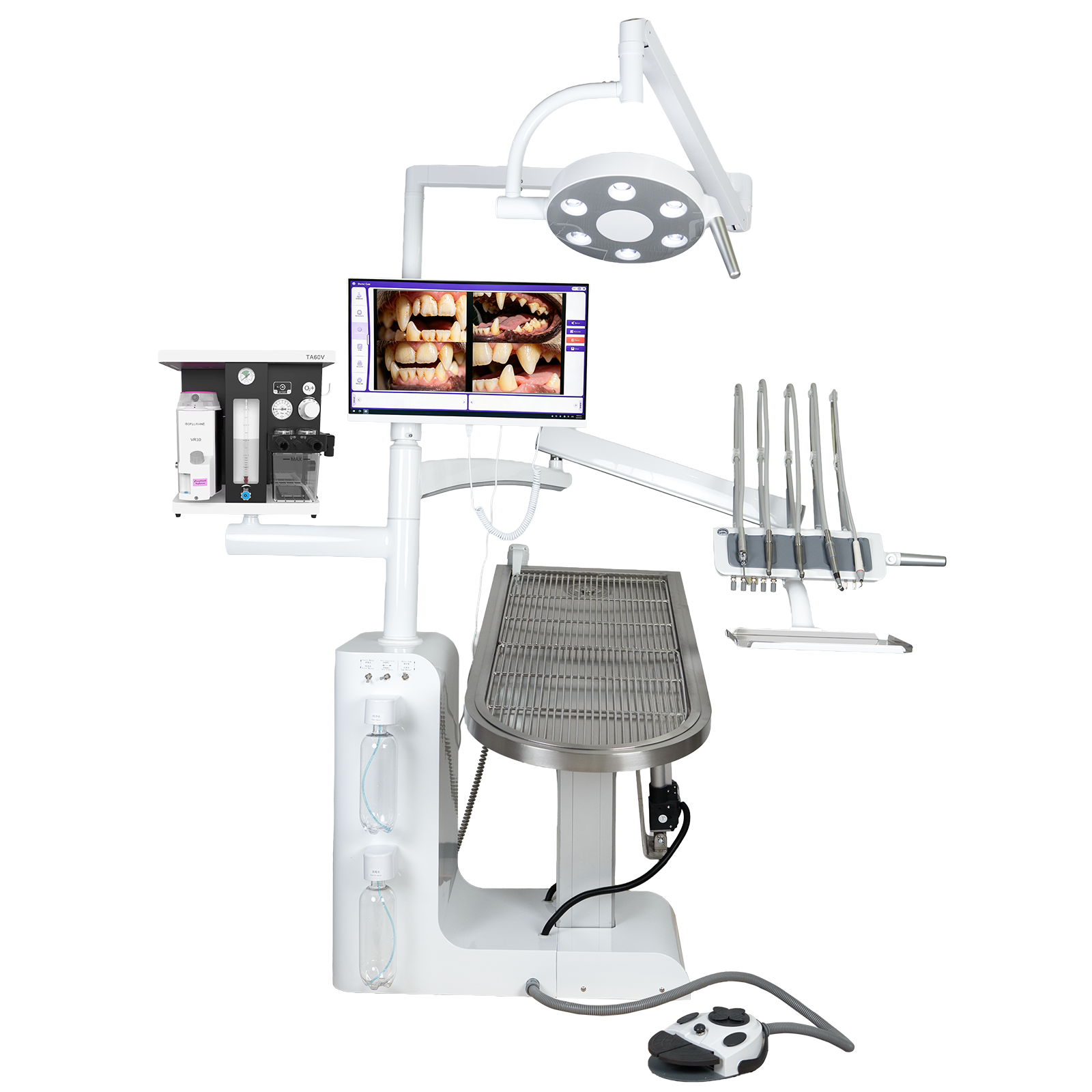 VE05 Veterinary Integrated Dental & Surgical Workstation - All-in-One System - Front View